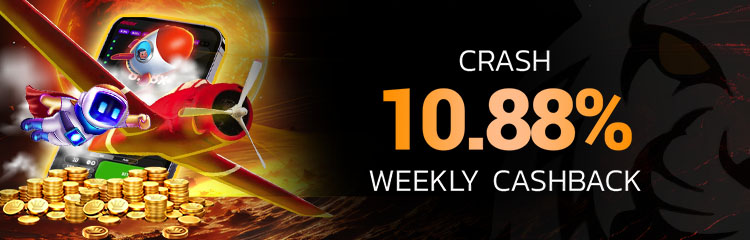 Crash 10.88% Weekly Cashback
