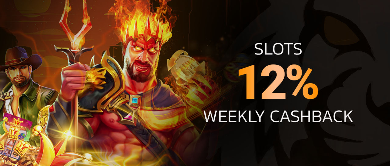 Slots Games 12% Weekly Cashback